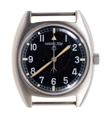 Lot 631 - Hamilton military wristwatch