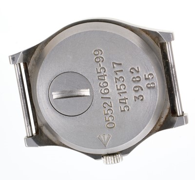 Lot 632 - CWC quartz military wristwatch