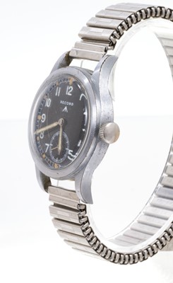Lot 629 - Second World War Record ‘Dirty Dozen’ military wristwatch