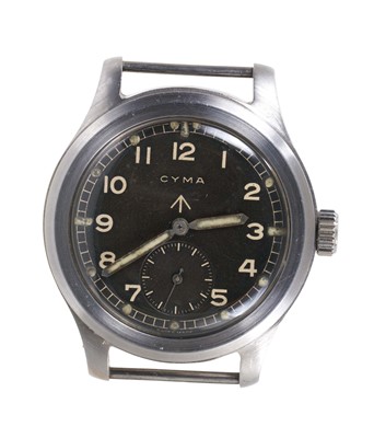 Lot 628 - Cyma ‘Dirty Dozen’ military ‘wristwatch