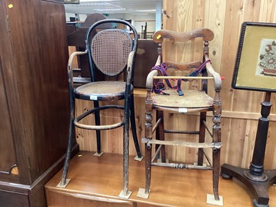 Lot 1317 - Two Victorian children's chairs