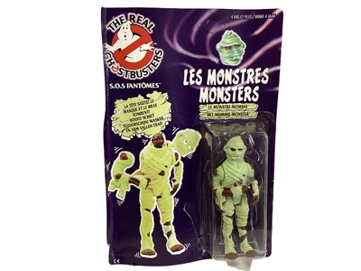 Lot 250 - Kenner (1986-1991) The Real Ghostbusters Monsters (French/Dutch Version) Werewolf & Mummy, on card (one ripped and one damage to bottom edge) with bubblepack (2)