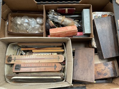 Lot 133 - Scientific instruments lenses and sundries