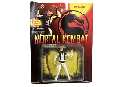 Lot 262 - Hasbro Toy (c1994) Mortal Kombat Movie Edition Rayden, on card (curled) with bubblepack No.81326 (1)