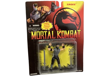 Lot 265 - Hasbro Toy (c1994) Mortal Kombat Movie Edition Smoke, on card (corner splitting) with bubblepack No.81299 (1)