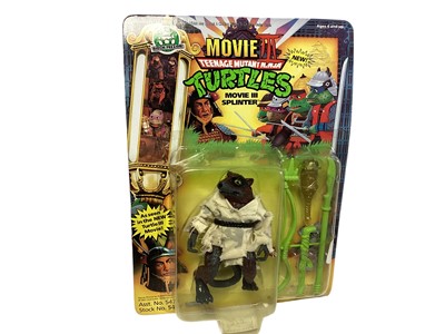 Lot 273 - Playmates Giochi Preziosi (c1992) Movie III Teenage Mutant Ninja Turtles Splinter 5" action figure, on unpunched card with bubblepack No.5478 (1)