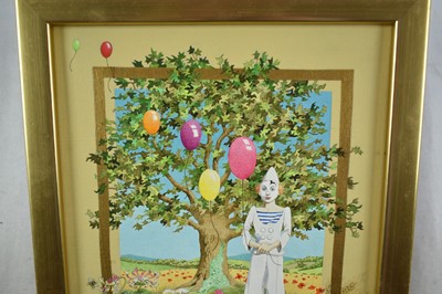 Lot 1167 - *Peter Le Vasseur (b.1938) set of four acrylic on canvas - The Four Seasons, signed, 25.5cm 20.5cm, framed