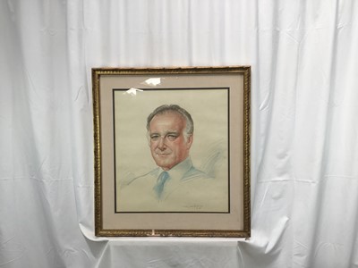 Lot 264 - Wolfgang Craig-Hainisch, pair of pastel portraits