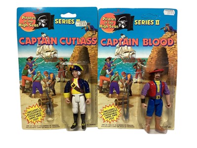 Lot 282 - Imperial Series II Pirates of the High Seas including Captain Blood No.8043H, Captain Cutlass No.8043G, Captain Kidd No.8043A & Long John Silver No.8043D, plus Pirates treasure Fighting (x3), on ca...