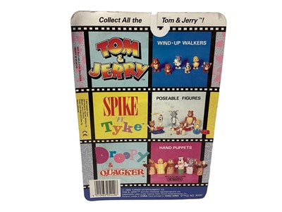 Lot 2002 - Hornby (c1989) Tom & Jerry Playbill action figures including Tom, Jerry, Spike, Tyke, Droopy & Quacker, on card with bubblepack (complete set) (6)