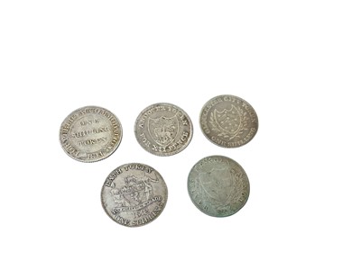 Lot 400 - G.B. - Mixed 19th century silver Shilling Tokens