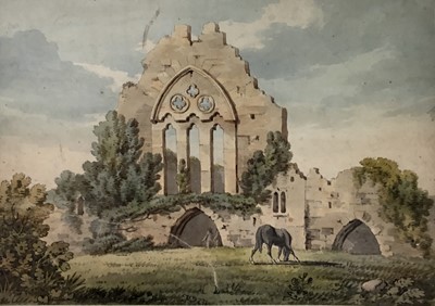 Lot 122 - Paul Sandby (1730-1809) watercolour - Pitroc Abbey