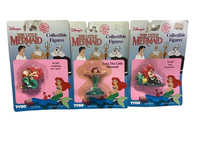 Lot 292 - Tyco Disney's The Little Mermaid figures (x3) & Tomy The Get Along Gang Miniatures (x4) (7 total)