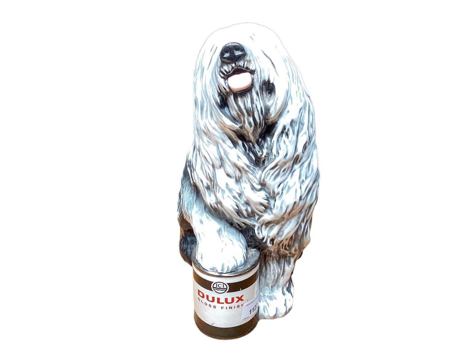 Lot 1123 - A large Beswick model of the Dulux dog