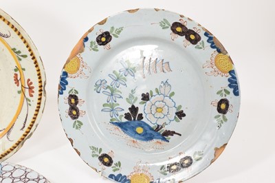 Lot 18 - Seven assorted Delftware plates