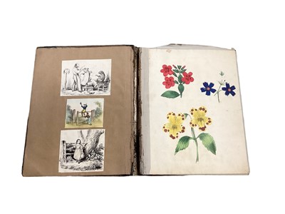 Lot 224 - Victorian scrapbook