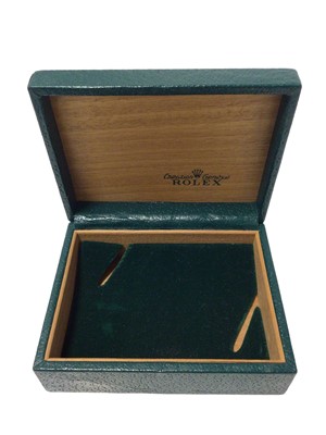 Lot 656 - Rolex Oyster empty watch box and outer cardboard box