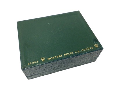 Lot 656 - Rolex Oyster empty watch box and outer cardboard box