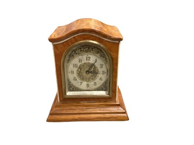 Lot 263 - German minature mantle clock by Winterhalter