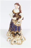 Lot 29 - 19th century Derby figure dePicturesting the...