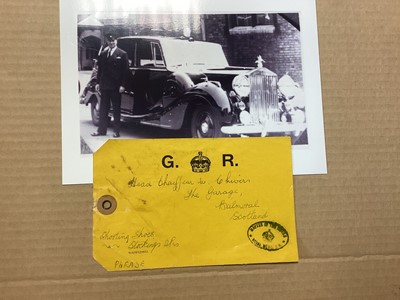 Lot 1 - H.M.King George VI, very rare Royal car Royal Automobile Club badge