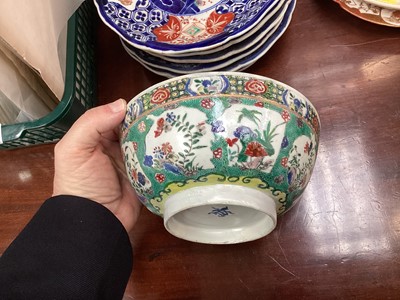 Lot 115 - Two 18th century Chinese porcelain bowls