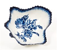 Lot 36 - 18th century Derby blue and white Pictureskle...
