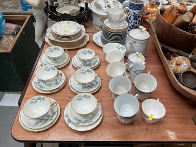 Lot 131 - Adderley six place teaset together with a Noritake teaset and other ceramics.