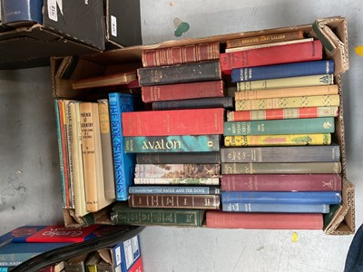 Lot 458 - Eight boxes of mixed books (8)