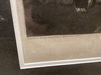 Lot 112 - 19th century engraving of Lord Cochrane, framed, 64cm x 47cm
