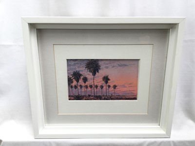 Lot 133 - Duncan McCandless (American b.1941) watercolour - American western landscapes with palm trees and smaller (2)