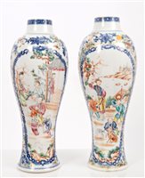 Lot 55 - Pair 18th century Chinese export porcelain...