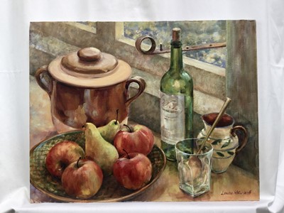 Lot 7 - Louise Millar Watt (b. 1963) oil on canvas, Still life, signed, 41 x 51cm