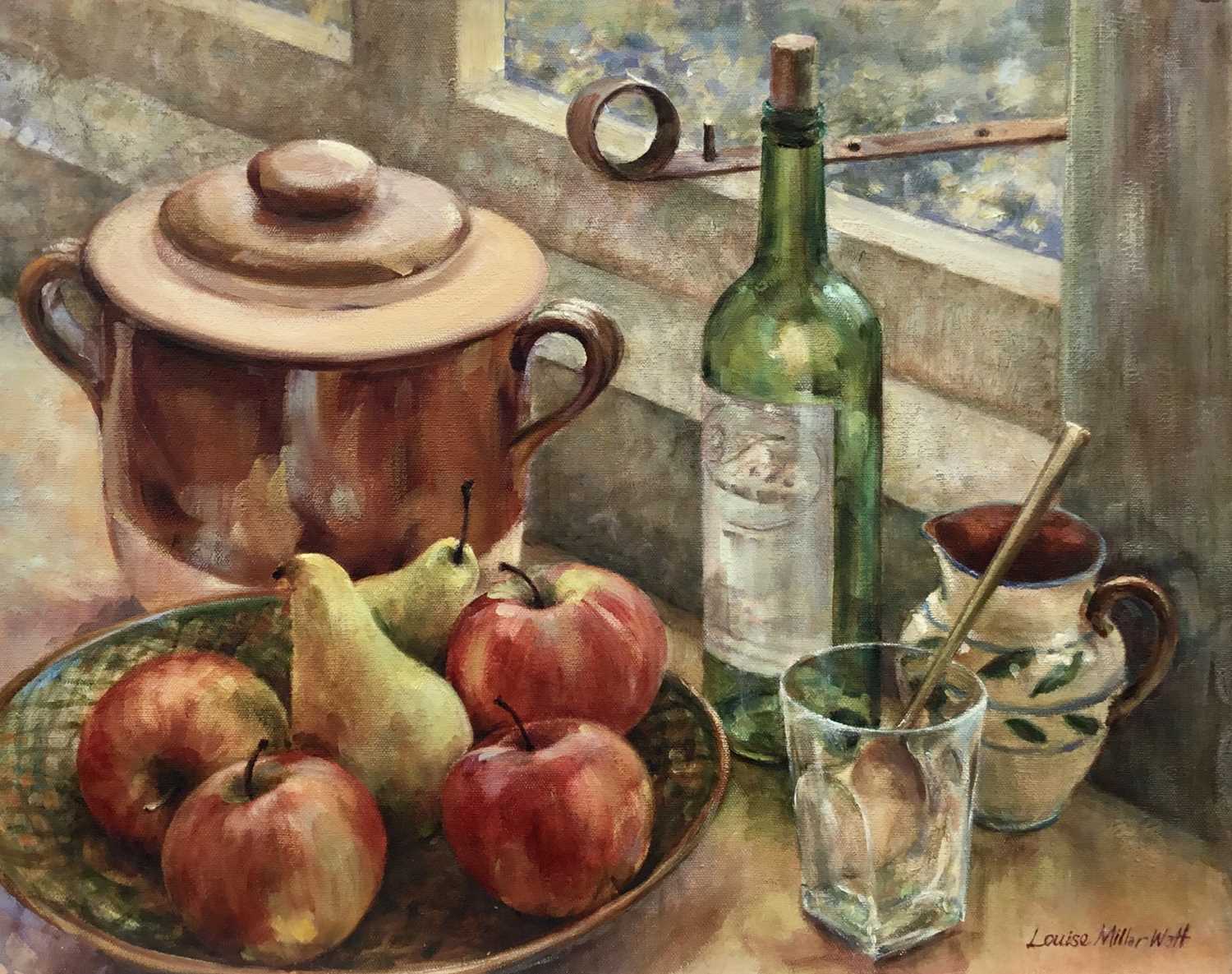 Lot 7 - Louise Millar Watt (b. 1963) oil on canvas, Still life, signed, 41 x 51cm