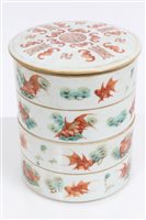 Lot 57 - Late 19th century Chinese porcelain food /...