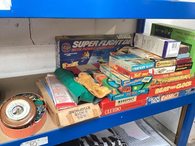Lot 283 - Large collection of board games including Monopoly, Cluedo etc and other toys