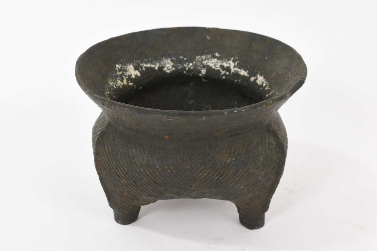 Lot 740 - Chinese cast bronze censor