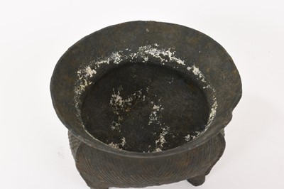 Lot 740 - Chinese cast bronze censor