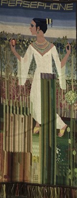 Lot 47 - Mary Millar Watt (1924-2023) Embroidered wall hanging - Persephone