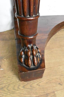 Lot 1507 - Pair of George IV mahogany console tables