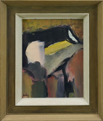 Lot 977 - *Robert Sadler (1909-2001) acrylic on board, Abstract, 1988, signed, 26 x 20cm