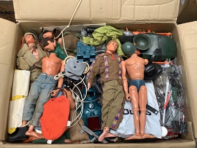 Lot 495 - Collection of Action Man toys (some boxed) together with board games and other toys.