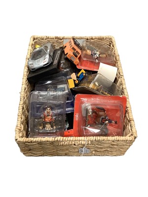 Lot 498 - Group of various toys to include Mamod car, model vehicles and vintage conjuring set.