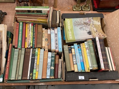 Lot 506 - Two boxes of assorted books on Horses, Riding and Country Pursuits.