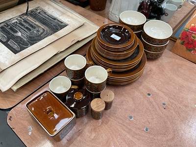 Lot 511 - Group of Hornsea treacle glazed ceramics