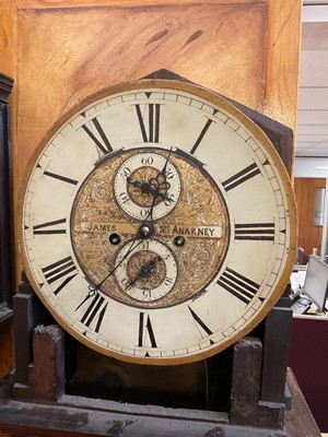 Lot 723 - 19th century Scottish mahogany longcase clock, by James McAnarney