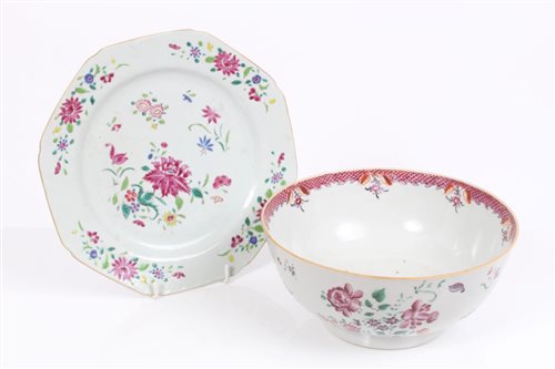 Lot 88 - Mid-18th century Chinese export famille rose...