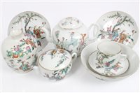 Lot 94 - Late 19th century Chinese export teaware with...