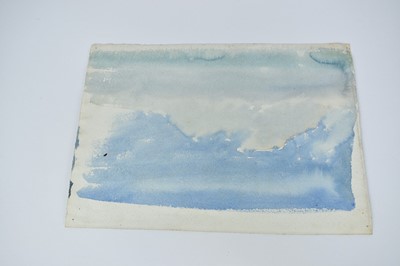Lot 1289 - Fid Harnack (1897-1983) collection of twelve sketchbook works in watercolour and pencil, mostly coastal views, some signed, dated late ‘50’s and early 60’s