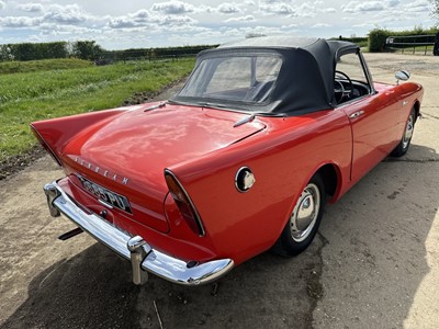 Lot 4 - 1960 Sunbeam Alpine sports convertible, 1600cc engine, manual gearbox with overdrive, reg. no. 3685 PU, chassis no., B9101624